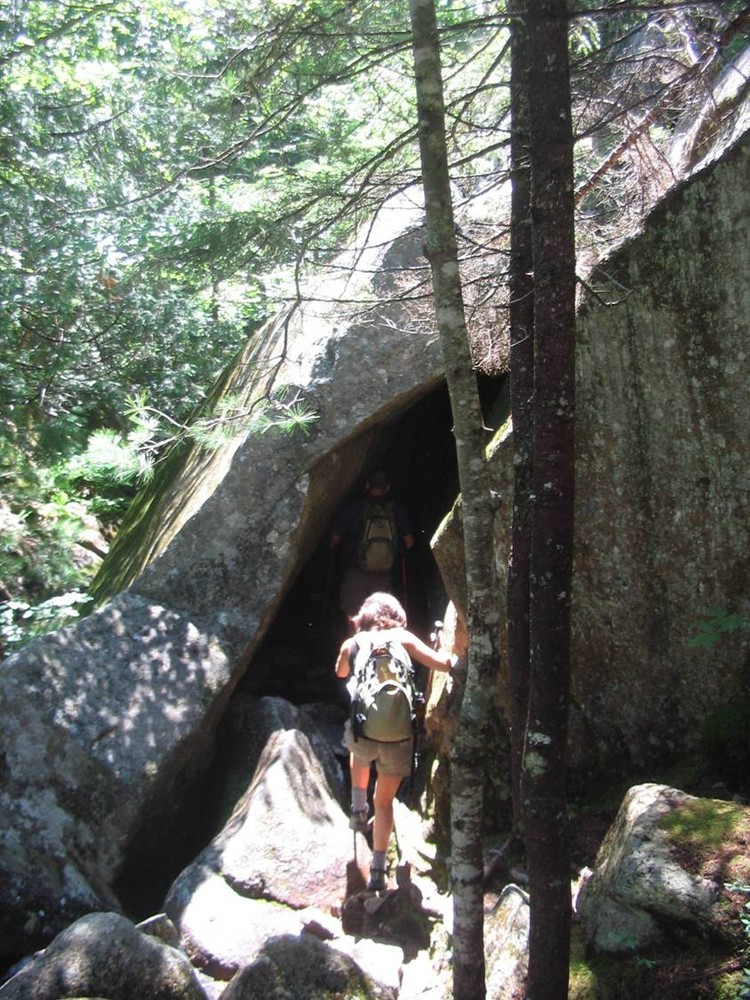 Giant Slide walk Through (Credit: National Park Service)