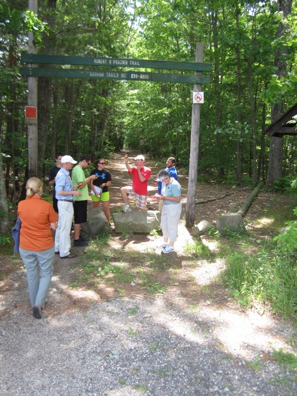Trailhead from High School Side (Credit: Center for Community GIS)