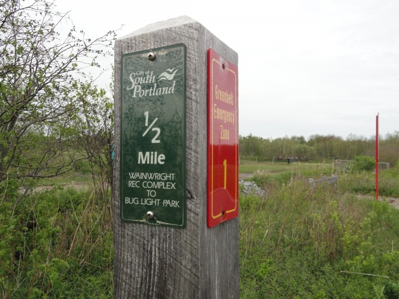 Mileage marker (Credit: Center for Community GIS)