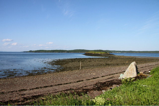 Looking over Passamaquoddy Bay to Deer Island in New Brunswick (Credit: Vera Francis)