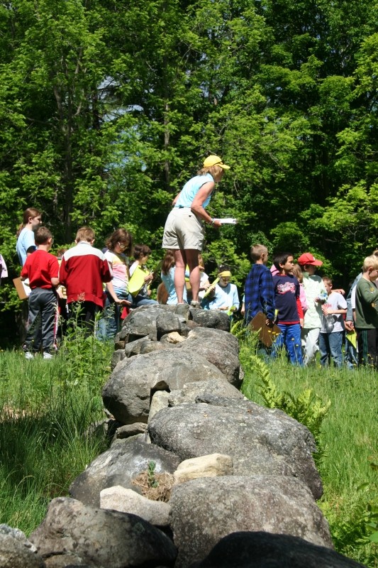 Youth group on the trail (Credit: Royal River Conservation Trust)