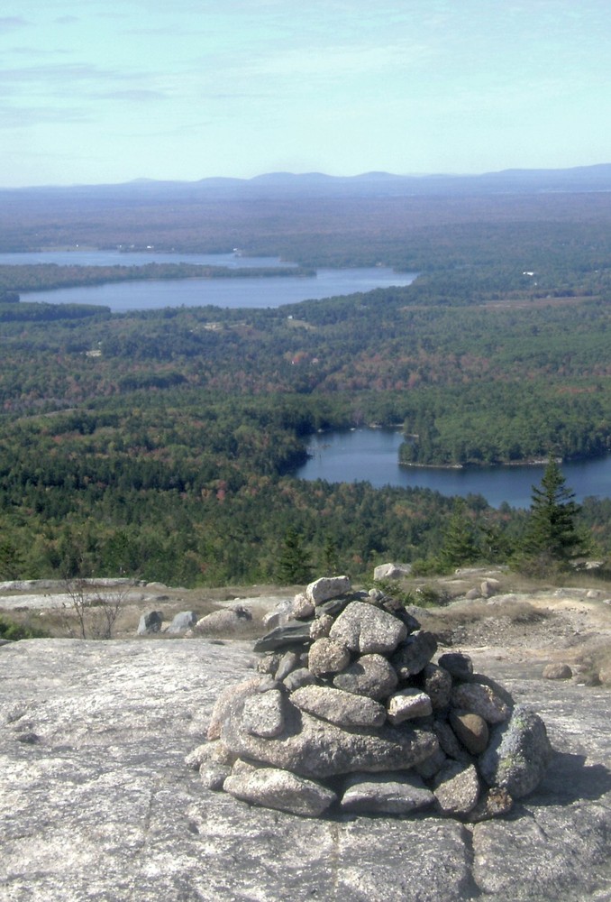 Schoodic Cairn (Credit: Maine Bureau of Parks and Lands)