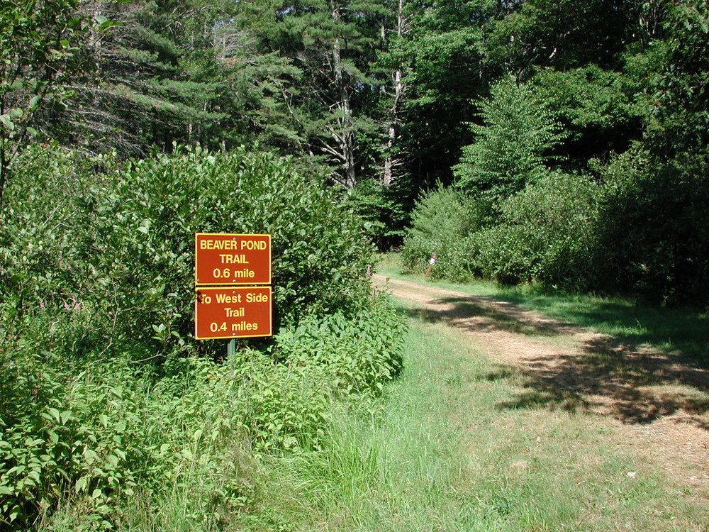 Trail Signs (Credit: ME Department of Inland Fisheries/Wildlife)