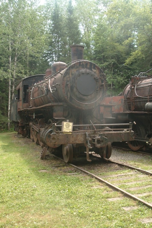 Locomotives from Eagle Lake and West Branch Railroad (Credit: Maine Bureau of Parks and Lands)
