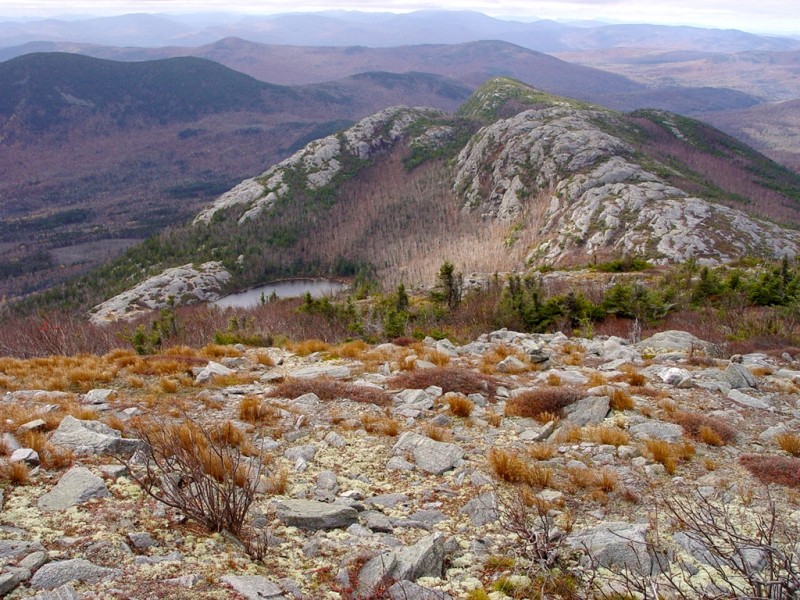 North Peak and Pond of Tumbledown (Credit: Maine Bureau of Parks and Lands)