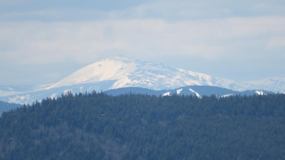 Mt Washington from Rumford Whitecap ... early May (Credit: steve winter ... telephoto)