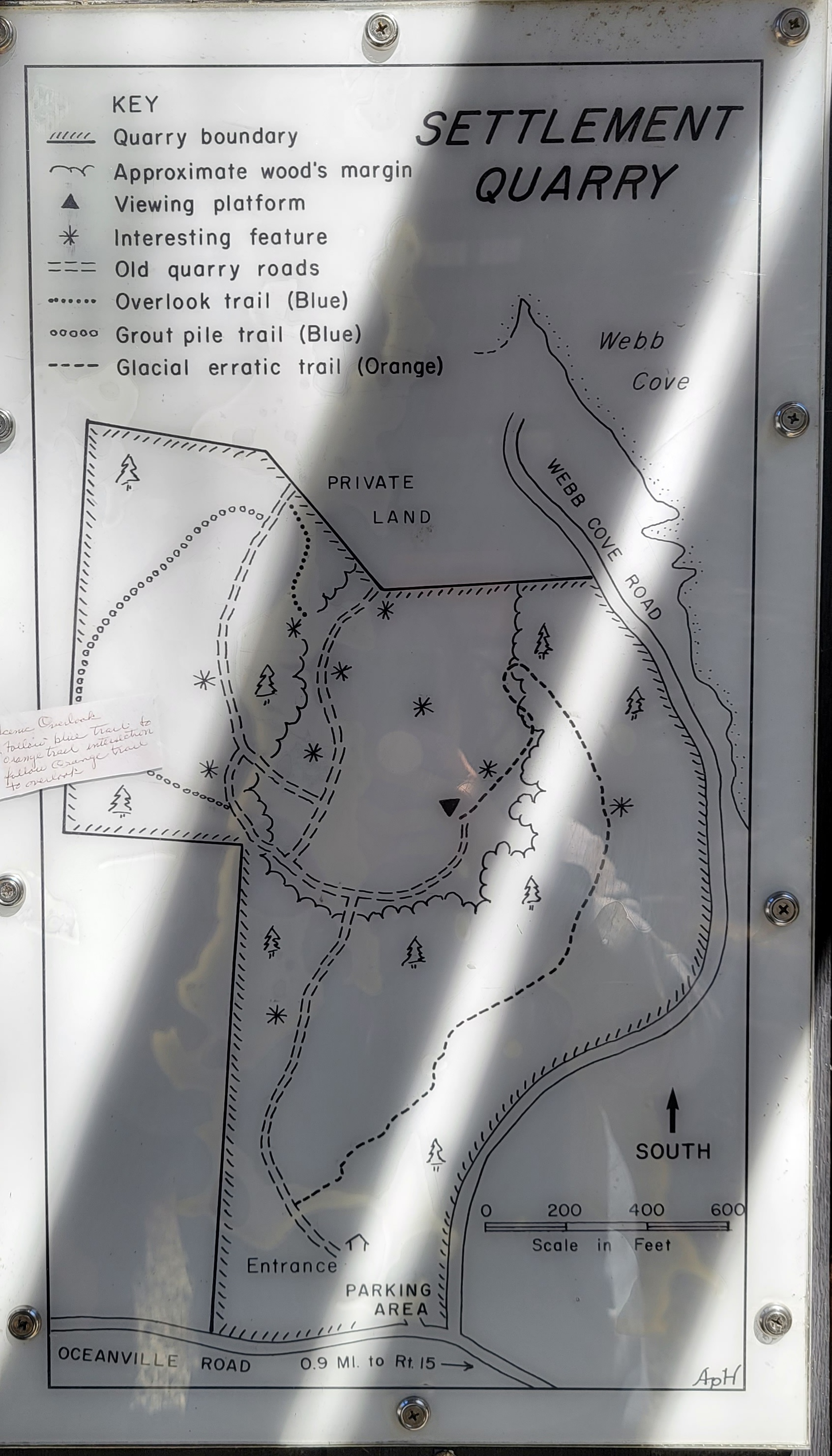 Trail Map (Credit: Shadara Wood)