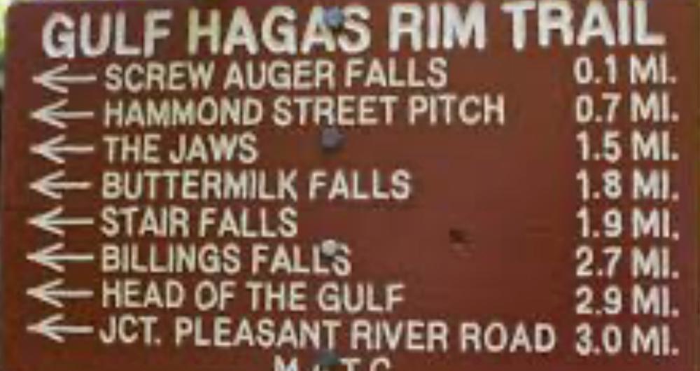 Gulf Hagas trail sign (Credit: MainelySyl)