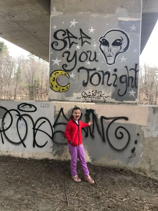 Graffiti under the bridge (Credit: Jennifer Frey)