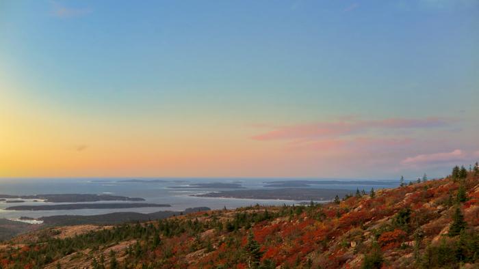 Looking South over the Cranberry Isles (Credit: Hope Rowan)