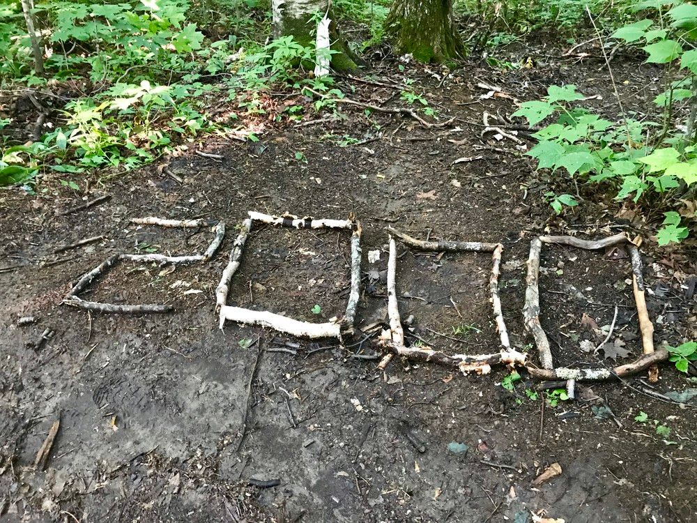 2,000 mile marker for AT hikers (Credit: Theresa York)