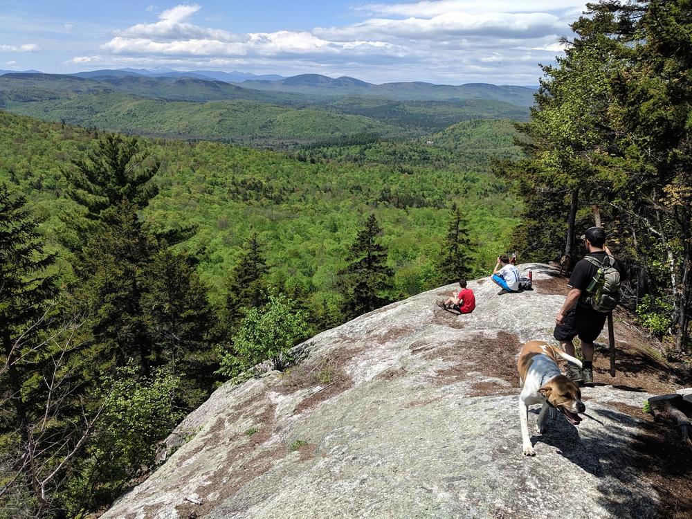 Top/end of the Long Mountain Trail, 5/27/19 (Credit: Michael Hanson)