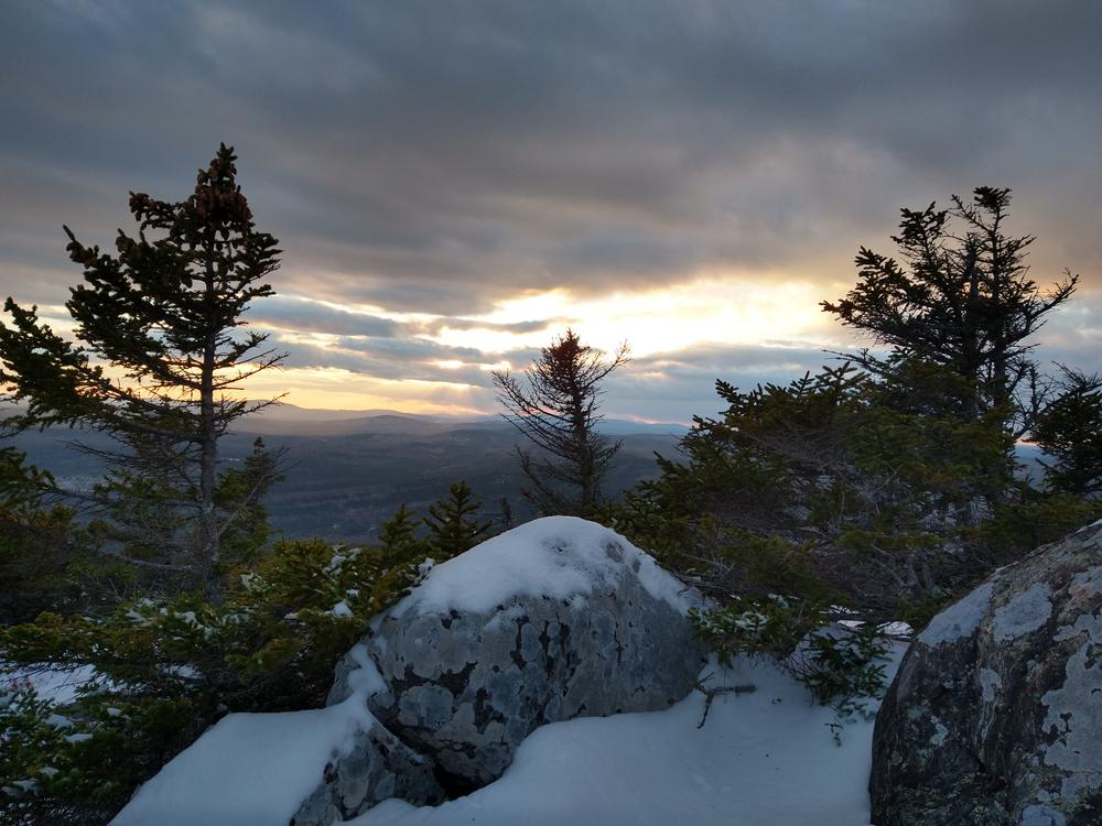 Snow-capped near dusk (Credit: Nik Carlson)