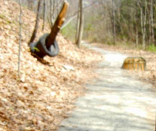Manhole pipe &amp; cover, High School side of trail (Credit: Healthy Oxford Hills)