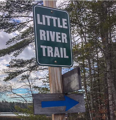 Little River Trail Signage (Credit: Belfast Bay Watershed Coalition)