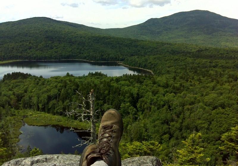 View of Big Moose Pond from Loop Trail (Credit: Maine Bureau of Parks and Lands)