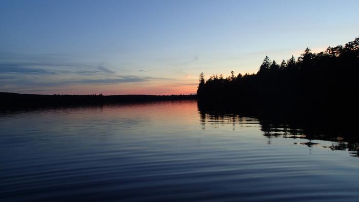 Sunset on Run Pond (Credit: Bureau of Parks and Lands)