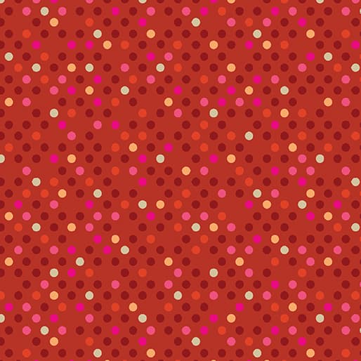 Confetti Drop  Red/Multi 16206 10