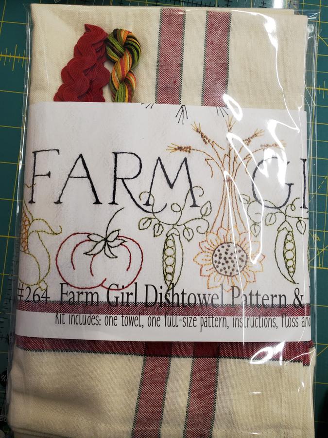 Farm Girl Dishtowel Kit