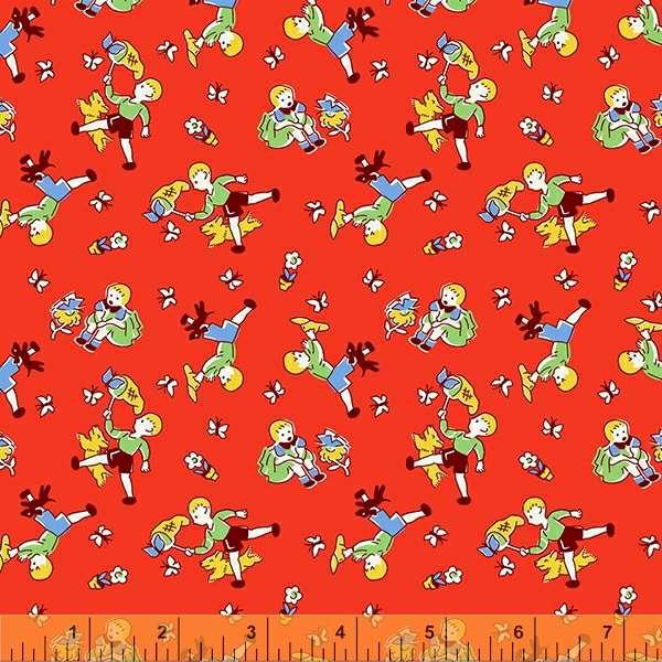 Storybook 22 Chasing Butterflies Red 53201-1