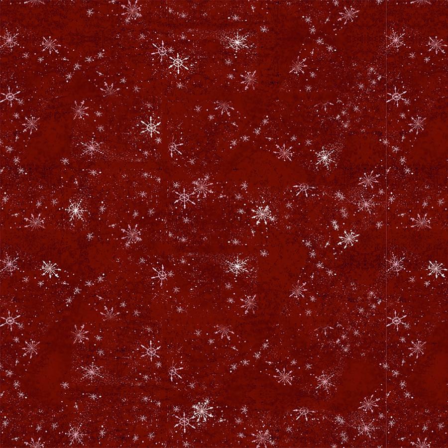 Snovalley Snowflakes Dark Red 3874 83