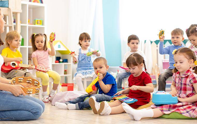 inside of a daycare