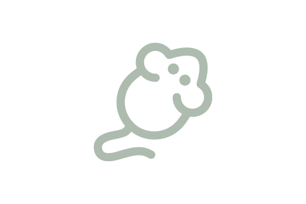 a clip art image of a mouse