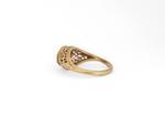 Blue tourmaline Filigree Ring