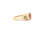 Pink and Green Maine Tourmaline Ring