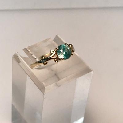 Mint Green Maine Tourmaline Ring