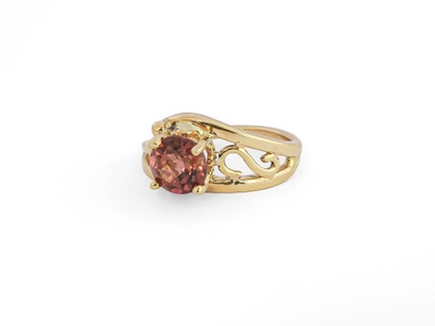 Newry, Maine Red Tourmaline Ring