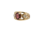 Rubellite Ring with Diamond Accents