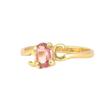Pink Maine Tourmaline Ring