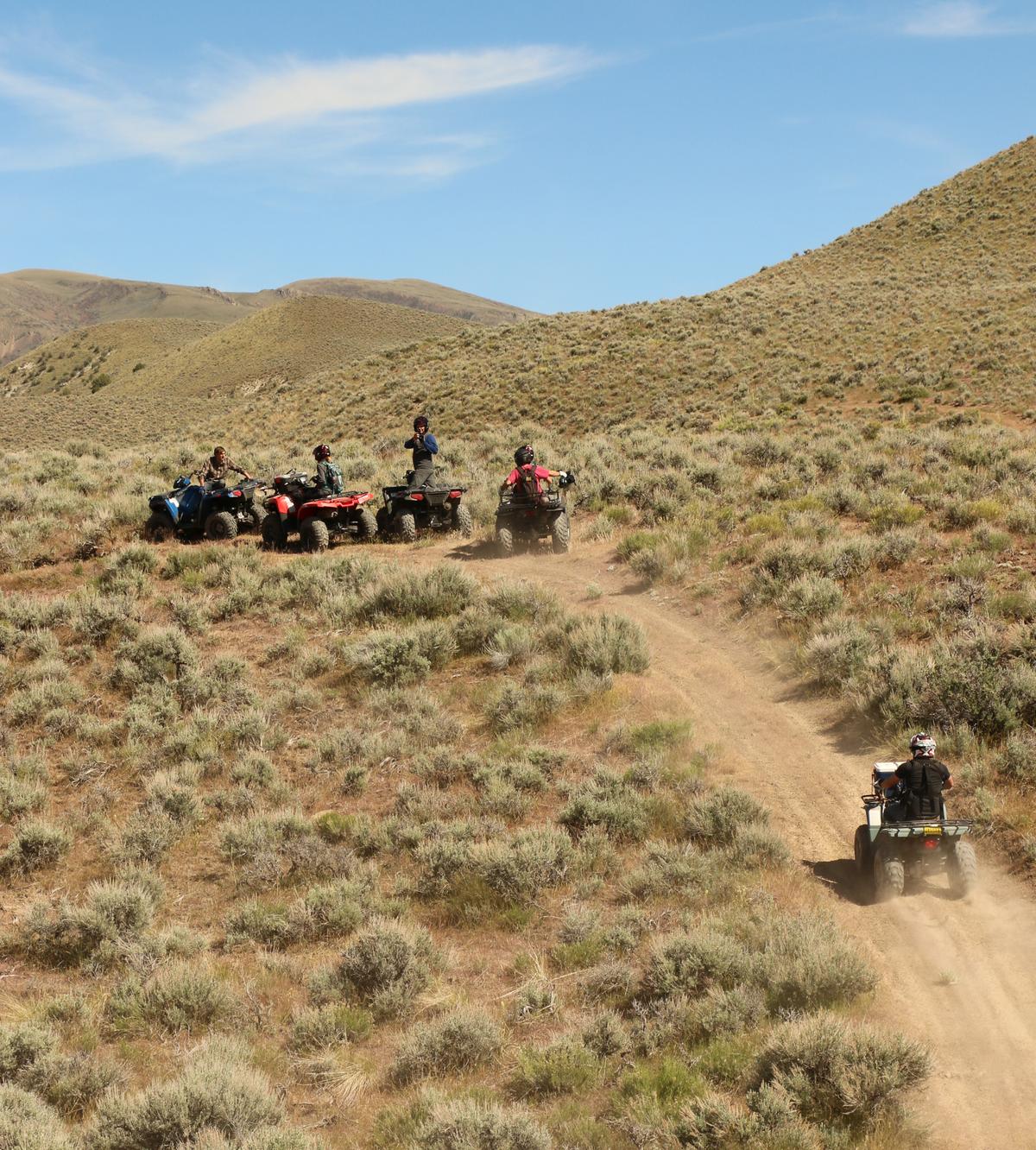 ATV Riding near Battle Mountain. Photo credit: Larry Burton/Travel Nevada