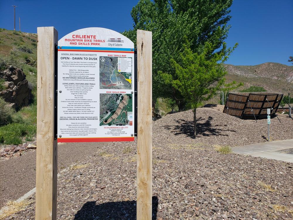 Caliente Mountain Bike Skills Park Nevada Trail Finder