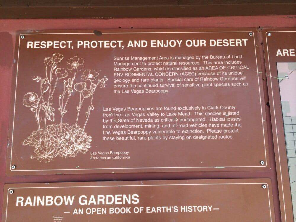 Rainbow Gardens Nevada Trail Finder