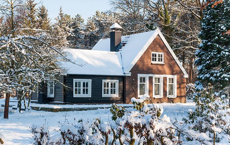 new haven home in the winter