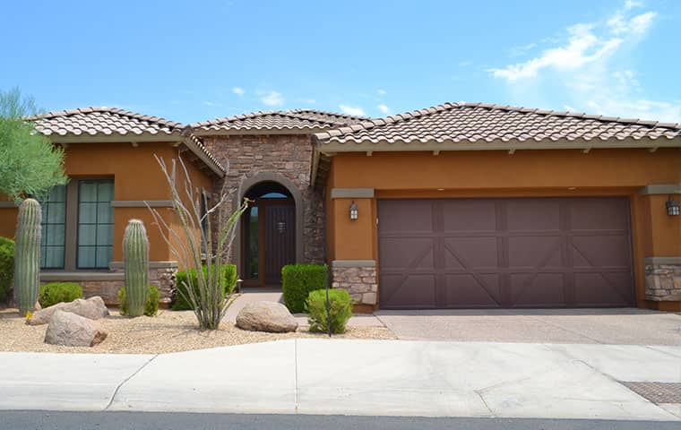 Discover Our Pest Control Services In Mesa AZ street view of a residential home in mesa arizona