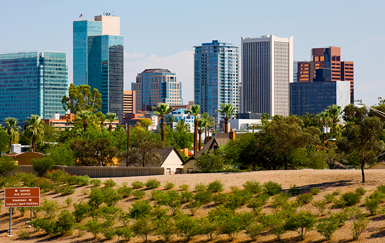 We Proudly Service East Valley Arizona panoramic view in arizona
