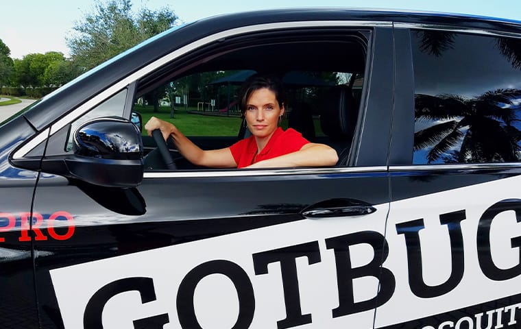If The Pests Return, Then So Will Our Experts a follow up visit outside a home by a gotbugsikill pest control professionals in boca raton florida