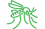 Mosquito Control green mosquito icon