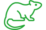 Rodent Control green rodent control icon