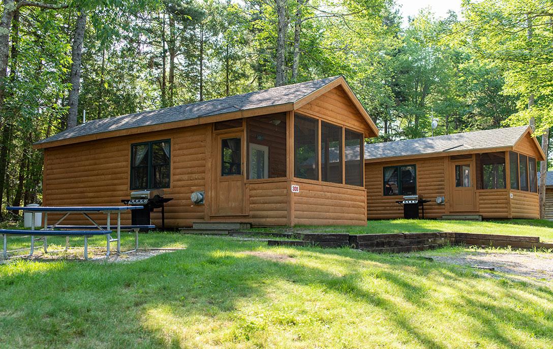 Rustic Cabins At Smuggler's cabin 308 at smuggler's den campground