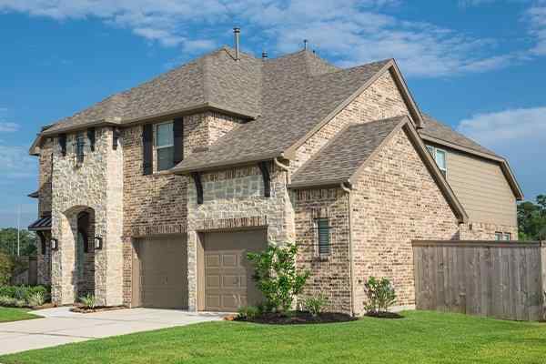 a large suburban home in texas