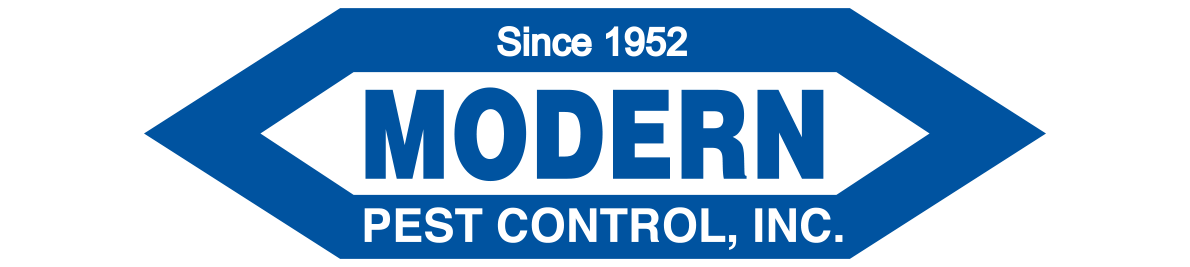 modern pest control logo in blue