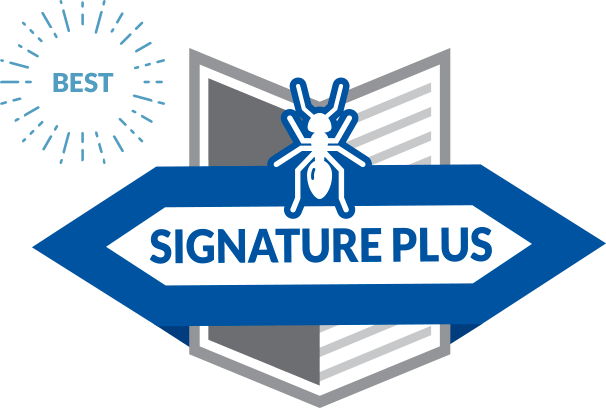 best modern pest signature logo