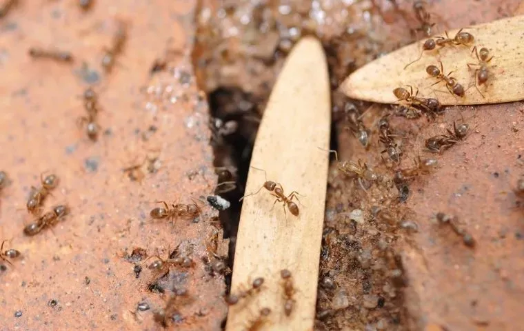 argentine ants outside a home in Washington DC