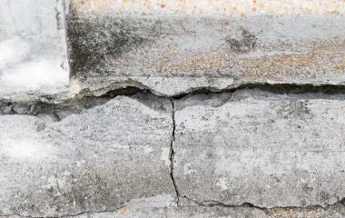 cracks in a home's concrete foundation in Herndon VA