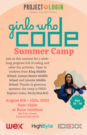 Five Girls Who Code summer camps popping up at partner locations across Maine