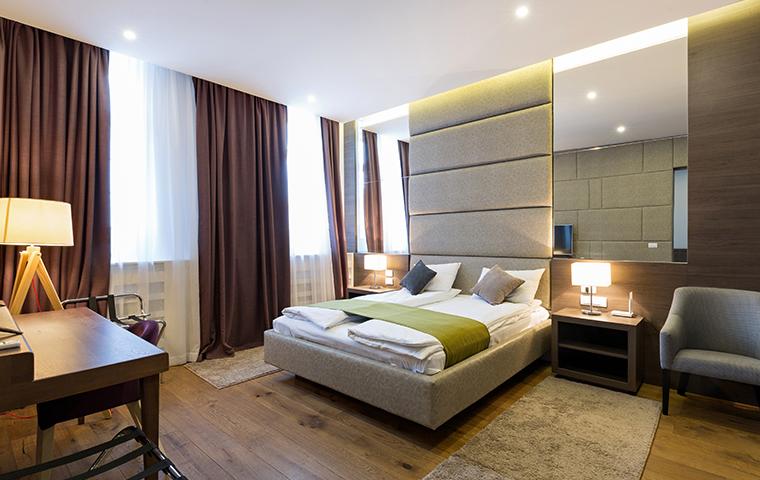 interior of a hotel room